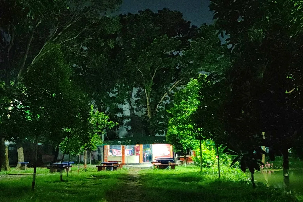 Nightscape at Rajshahi University photographed by Arafat Rahaman